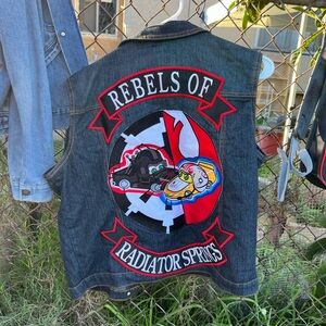 Rebels of Radiator Springs Graphic Denim Vest
